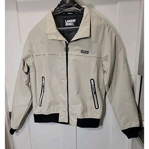 Lands' End Men's Lightweight Windbreaker Jacket – Size Medium (38–40)